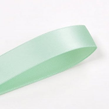 Pastel Green Double-Faced Satin Ribbon - 25mm