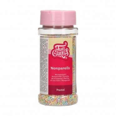 Pastel Nonpareil Sprinkles - 80g