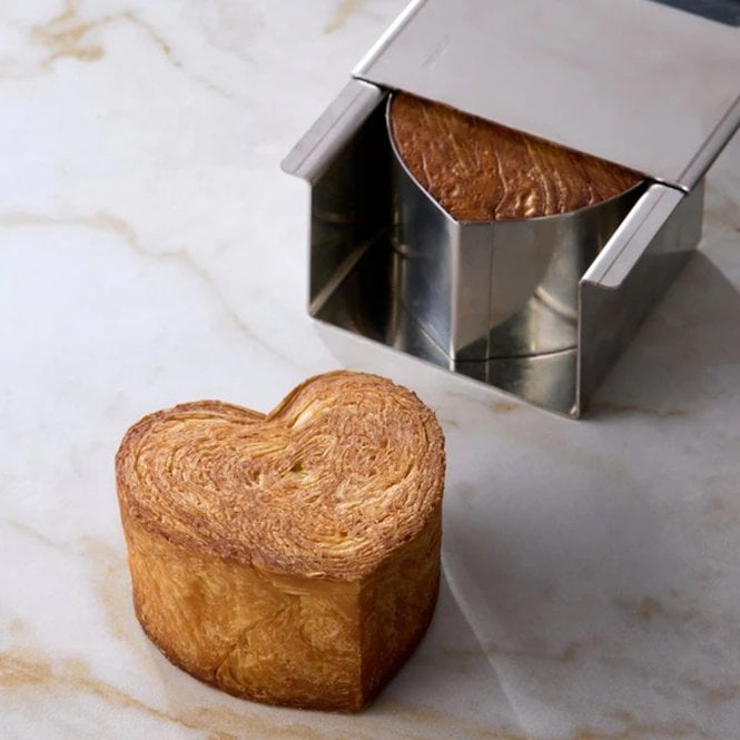 Pavoni Heart Croissant Stainless Steel Mould