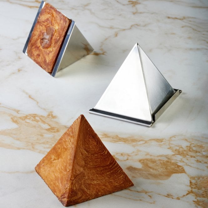 Pavoni Pyramid Croissant Stainless Steel Mould