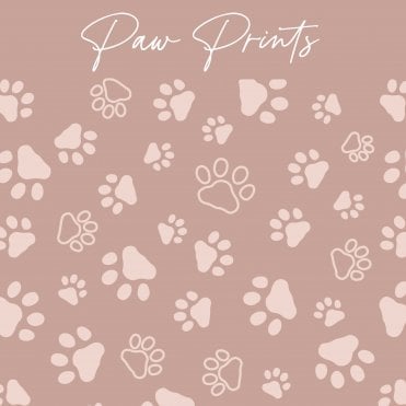 Paw Prints Embossing Parchment Sheets - Pack of 6