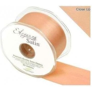 Peach - Double Faced Satin Ribbon