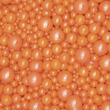 Peach Melba Pearls Sprinkles – Mixed Sizes - 80g