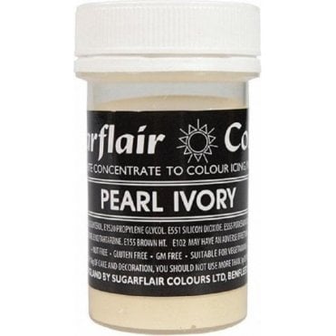 Pearl/Ivory - Pastel Paste Gel Food/Icing Colouring