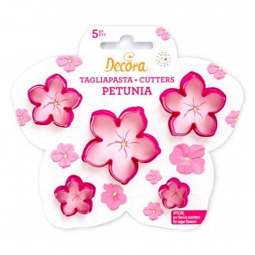 Petunia Flower Cutter Kit - Set of 5