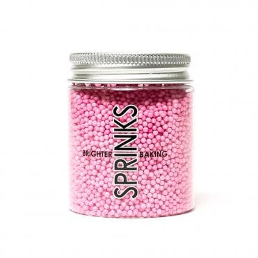 Pink Non Pareils Sprinkles By Sprinks - 85g 