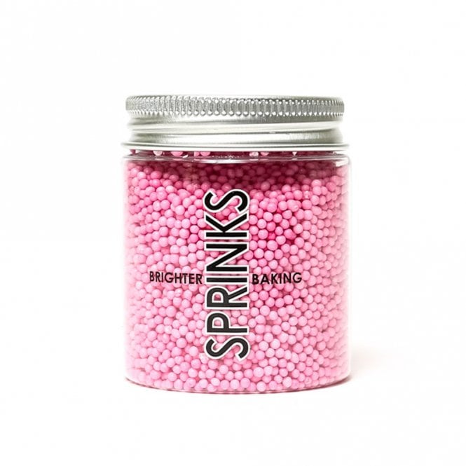 Bake Group Pink Non Pareils Sprinkles By Sprinks - 85g Best Before: 2/28/2025