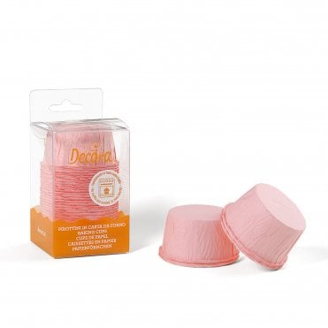 Pink Ruffled Baking Cupcake Cases - Pack of 25