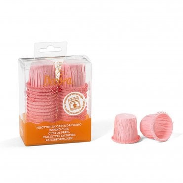 Pink Ruffled Baking Cupcake Cases - Pack of 35