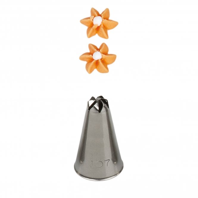 Piping Paradise No. 107 Small Drop Flower Piping Nozzle