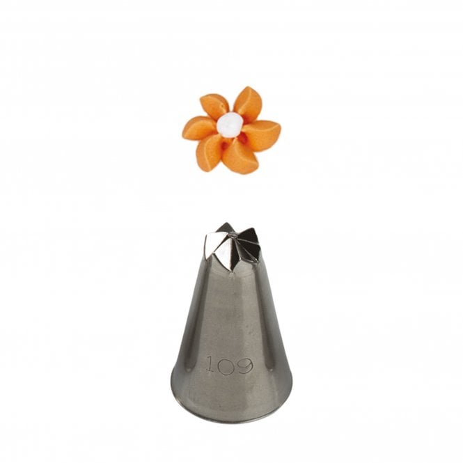 Piping Paradise No. 109 Medium Drop Flower Piping Nozzle