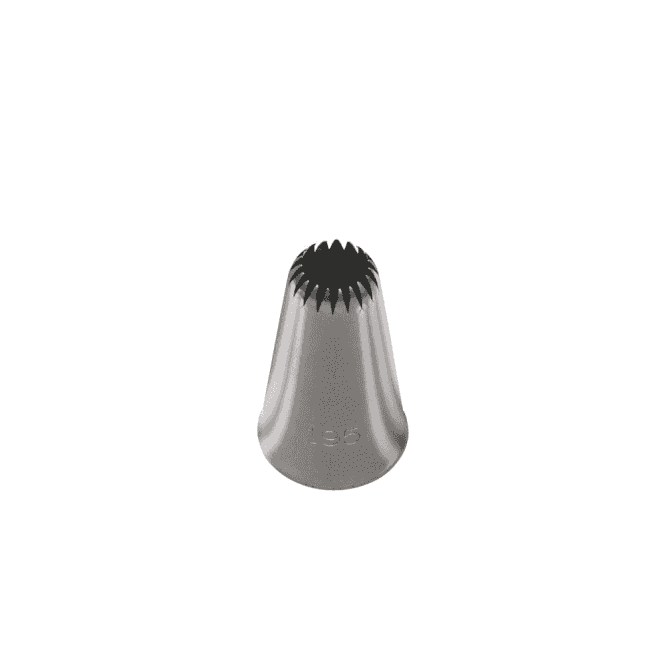 Piping Paradise No. 195 Medium Closed Star Piping Nozzle