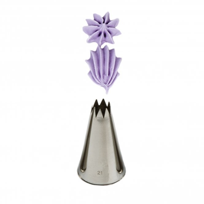 Piping Paradise No. 21 Small Open Star Piping Nozzle