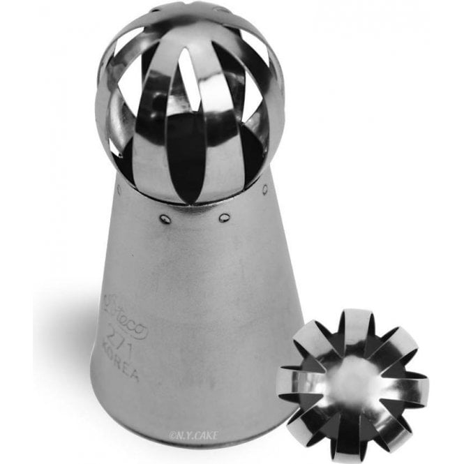 Piping Paradise No. 271 'Mr Swirly' Premium Russian Ball Tip Piping Nozzle