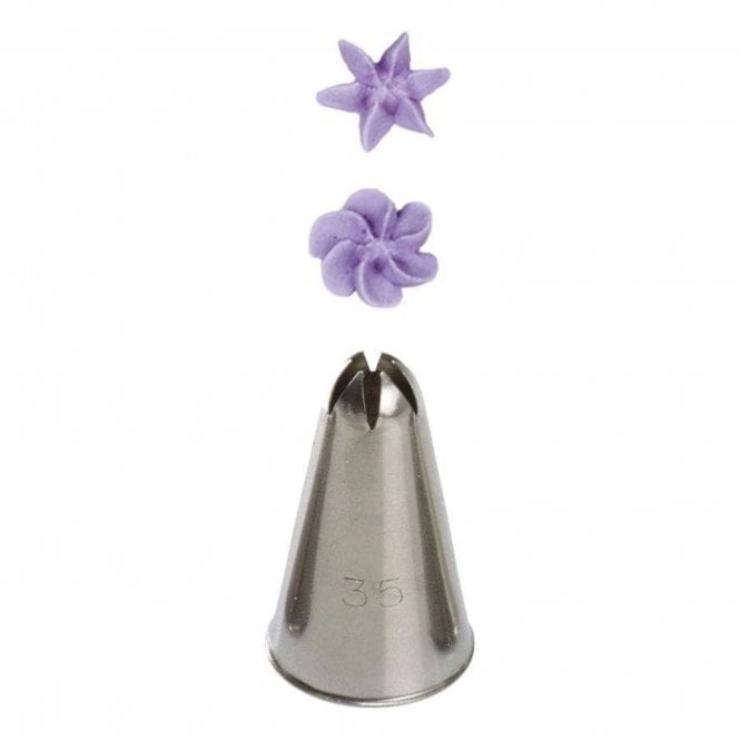 Piping Paradise No. 35 Small Closed Star Piping Nozzle