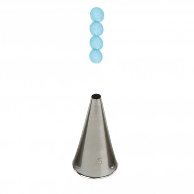 Piping Paradise No. 6 Small Round Piping Nozzle