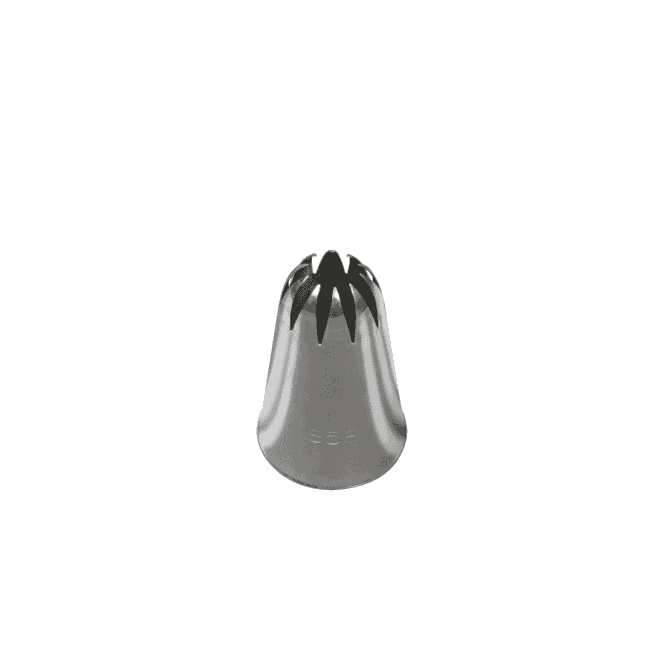 Piping Paradise No. 858 (1G) Large Closed Star Piping Nozzle