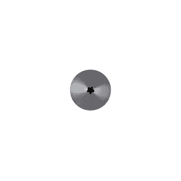 No. A5 Medium End-Shape of Star Piping Nozzle
