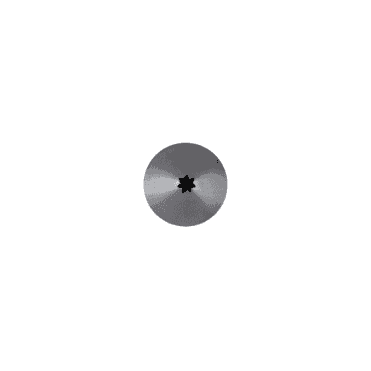 No. A7 Medium End-Shape of Star Piping Nozzle