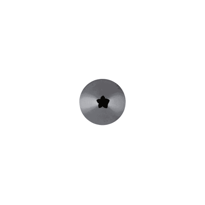 Piping Paradise No. B5 Medium End-Shape of Star Piping Nozzle