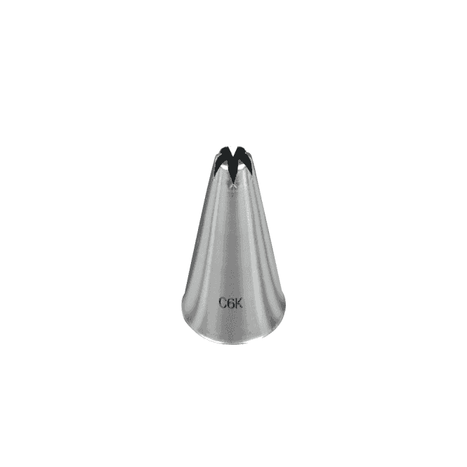 Piping Paradise No. C6k Medium Closed Star Piping Nozzle