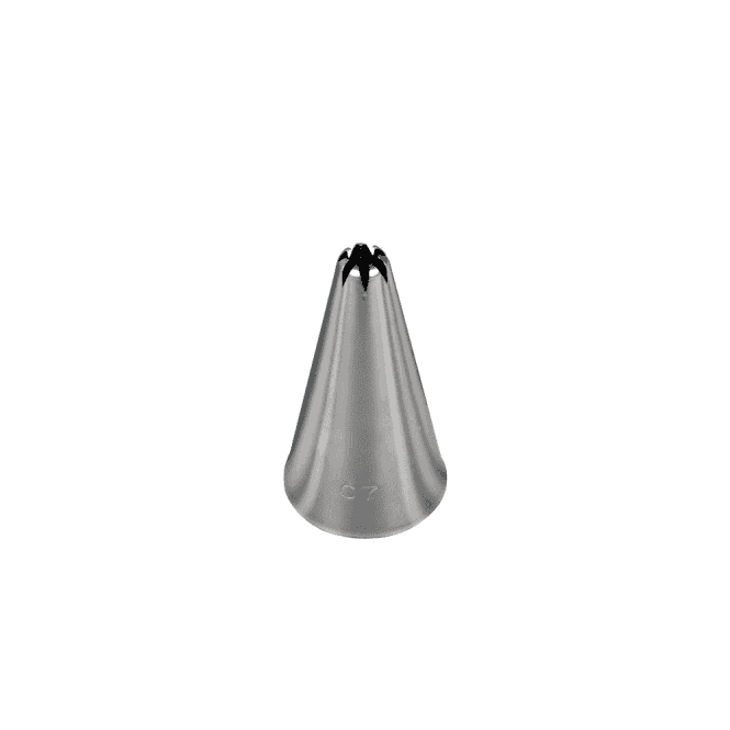 Piping Paradise No. C7k Medium Closed Star Piping Nozzle