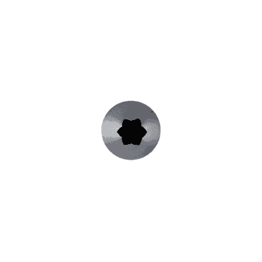 No. D6 Medium End-Shape of Star Piping Nozzle