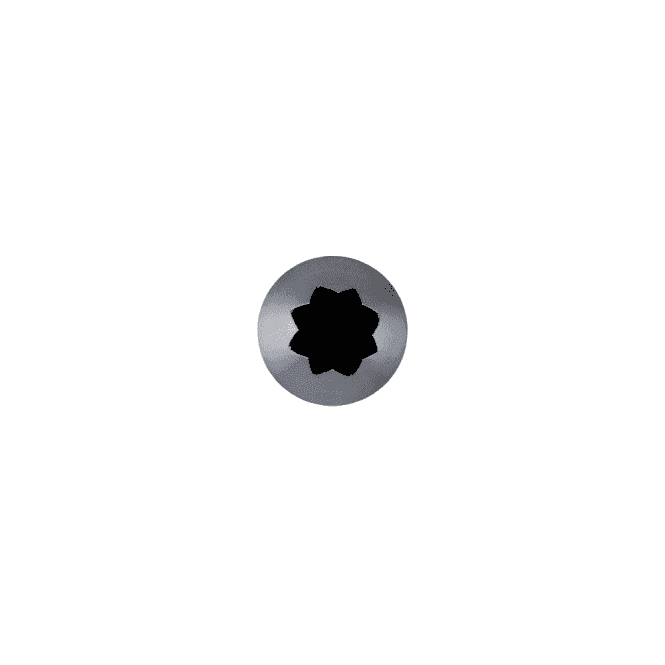 Piping Paradise No. E8 Medium End-Shape of Star Piping Nozzle