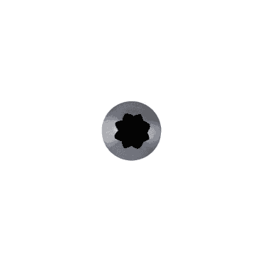 No. E8 Medium End-Shape of Star Piping Nozzle