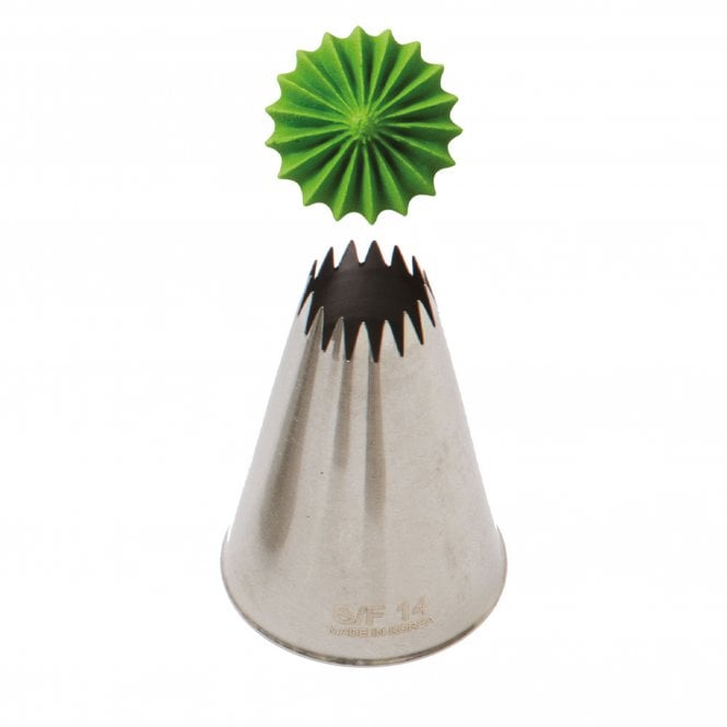 Piping Paradise No. S/F14 Extra Large French Star Piping Nozzle