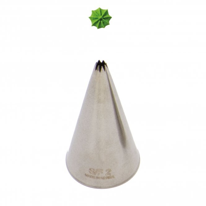 Piping Paradise No. S/F2 Medium French Star Piping Nozzle