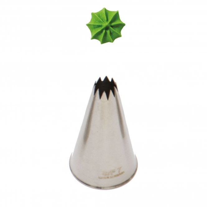 Piping Paradise No. S/F7 Medium French Star Piping Nozzle