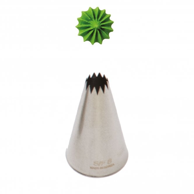 Piping Paradise No. S/F8 Medium French Star Piping Nozzle