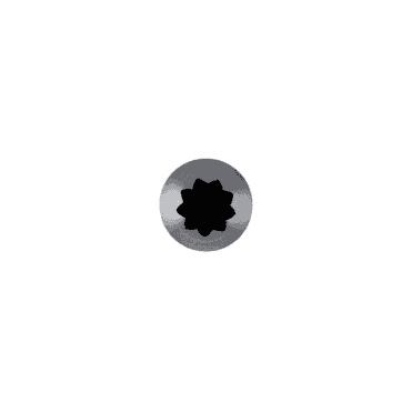 No. S17 Extra Large Open Star Piping Nozzle