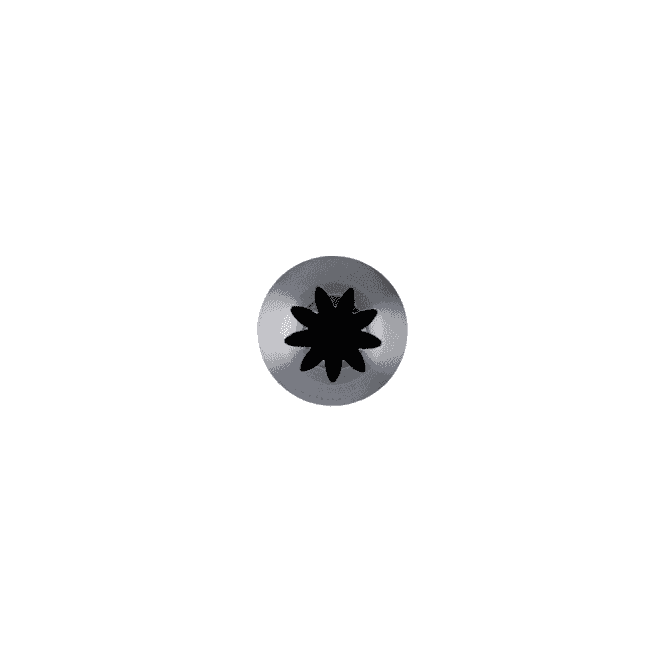 Piping Paradise No. SC11 Extra Large Closed Star Piping Nozzle