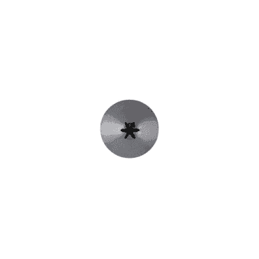 No. SC3 Medium Closed Star Piping Nozzle