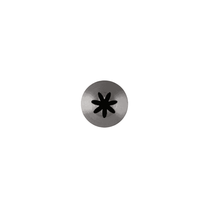 Piping Paradise No. SC8 Large Closed Star Piping Nozzle