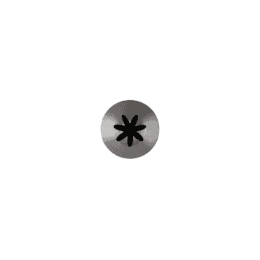 No. SC8 Large Closed Star Piping Nozzle