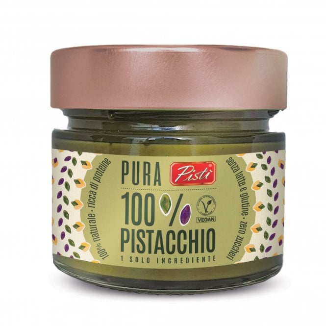 Pisti Pure 100% Pistacchio Spreadable Paste - Vegan & Gluten-Free, 150g