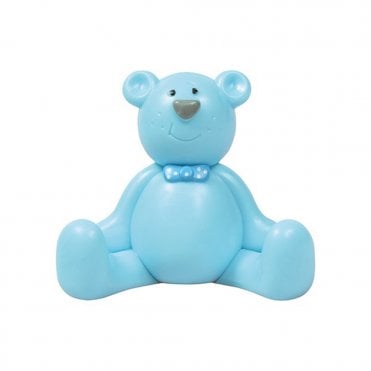 Plastic Topper - Blue Teddy