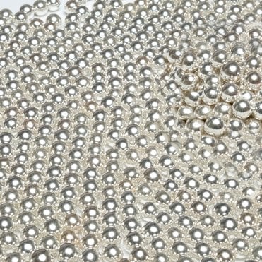 Platinum Sterling Pearl Sprinkles – 10mm - 80g