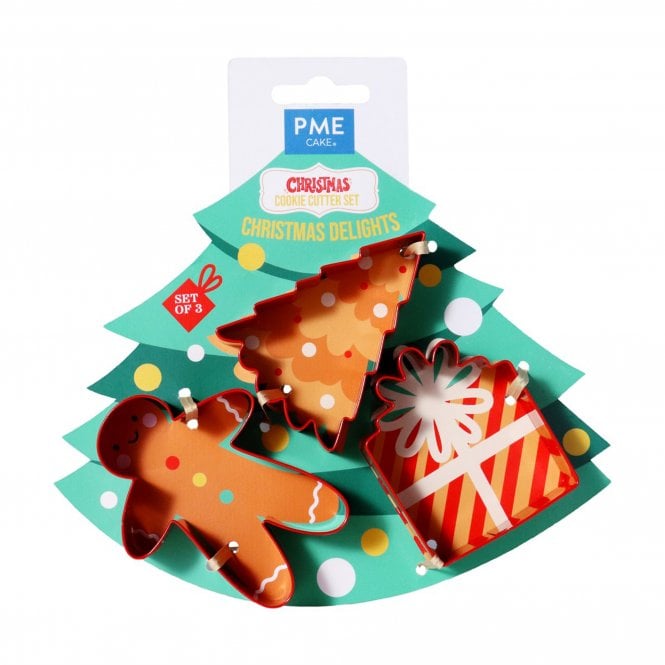 PME Christmas Cookie Cutter Set - Christmas Delights - Set of 3
