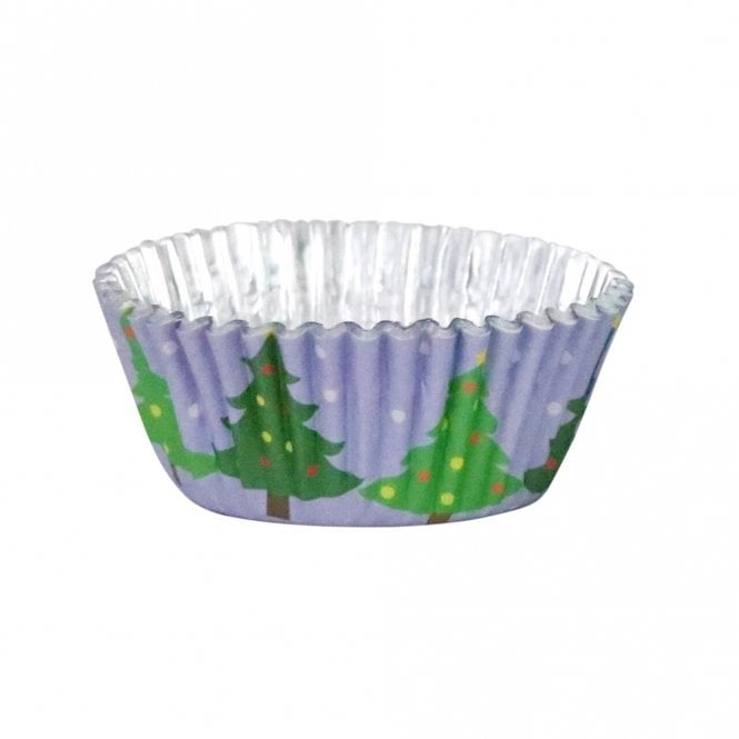 PME Christmas Tree Foil Lined Baking Cup Cake Cases - Pack Of 30