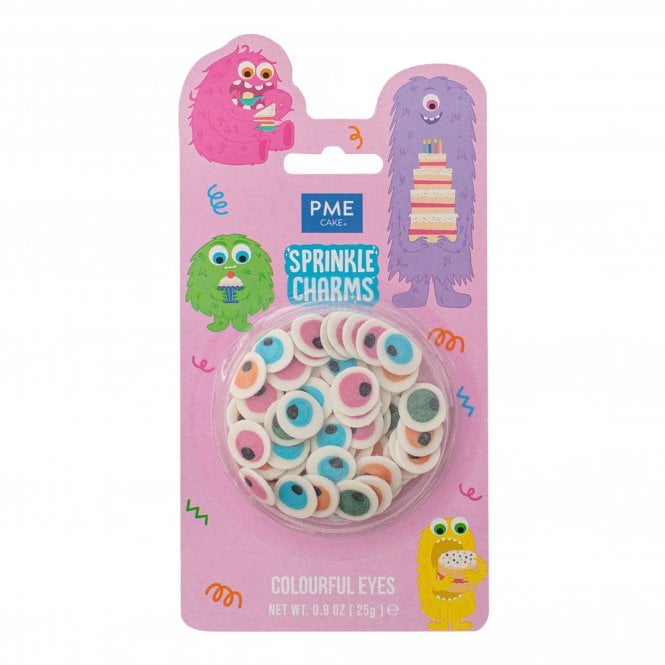 PME Colourful Eyes Sprinkle Charms (25g / 0.9oz)