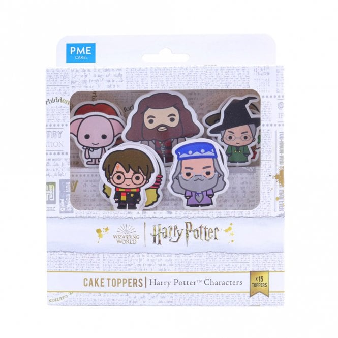 PME Harry Potter Cake Toppers, Iconic Characters - Pack of 15
