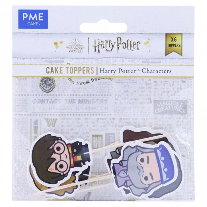 PME Harry Potter Cake Toppers, Iconic Characters - Pack of 6