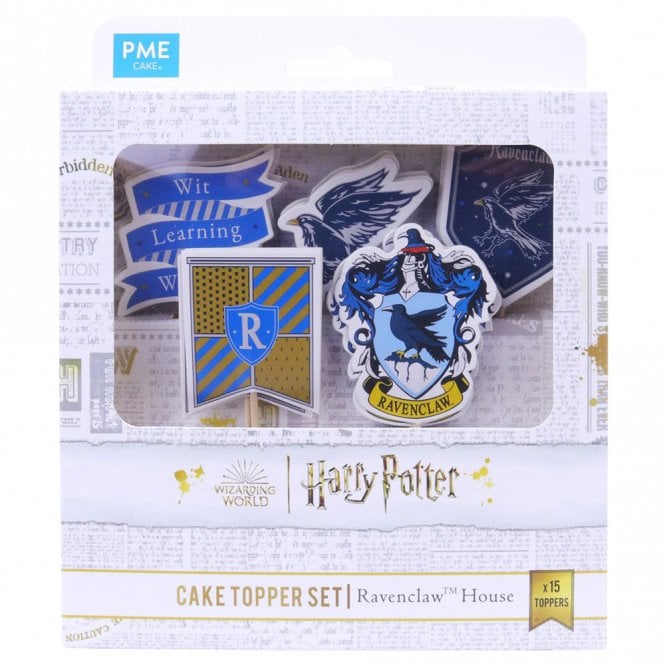 PME Harry Potter Cake Toppers, Ravenclaw - Pack of 15