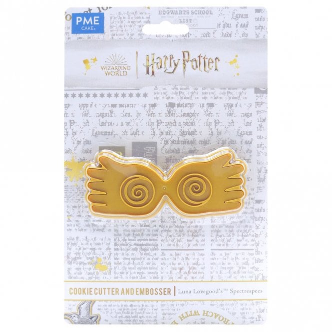 PME Harry Potter Cookie Cutter & Embosser, Luna Lovegood Spectrespecs