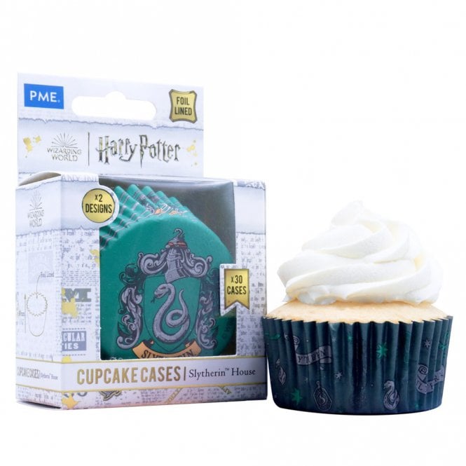 PME Harry Potter Foil-lined Cupcake Cases, Slytherin - Pack of 30