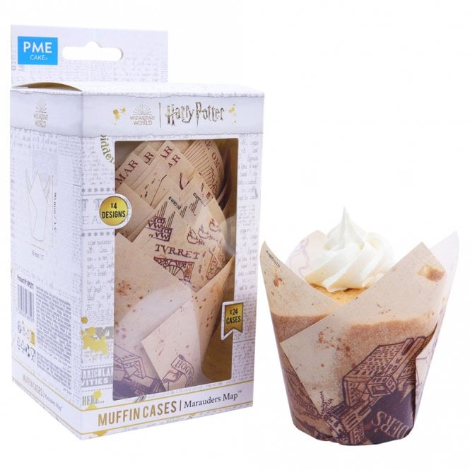 PME Harry Potter Muffin Cases, Marauders Map - Pack of 24